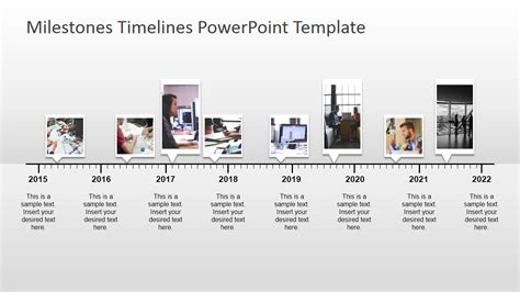 Milestones Timeline Powerpoint Template Slidemodel
