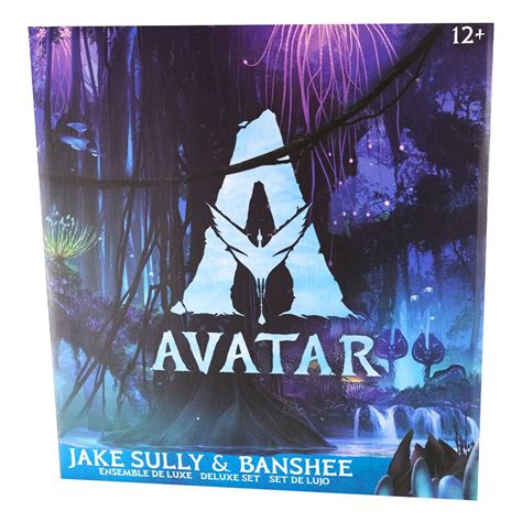 Avatar Banshee Playset Jake Sully And Banshee Deluxe Set 18 Cm
