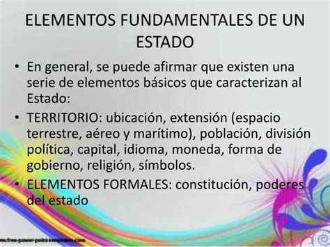 Ppt Elementos Fundamentales De Un Estado Powerpoint Presentation Free Download Id4300111