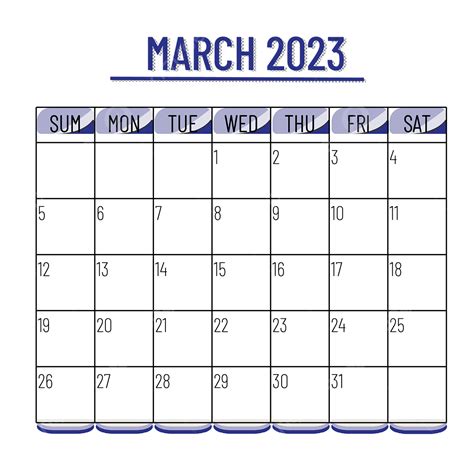 Desk Calendar 2023 Vector Art Png March 2023 Month Calendar Desk Desk