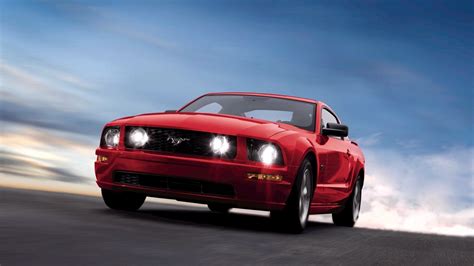 1920x1080 Ford Mustang Muscle Cars Red Cars Wallpaper  255 Kb