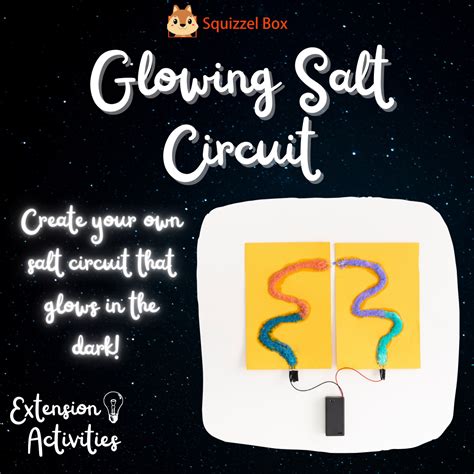 Glowing Salt Circuit Squizzel Box