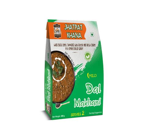 The Thar Food Jhatpat Khana Dal Makhani Packaging Type Box At Rs 160