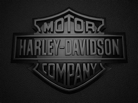 Harley Davidson 3d Logos Black Harley Davidson Logo Hd Wallpaper Pxfuel