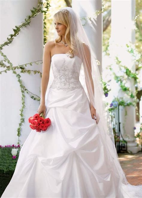 New Davids Bridal Wedding Dress With Tags Style V9202 In