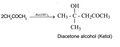 When Acetone Is Treated With Baoh2 It Gives