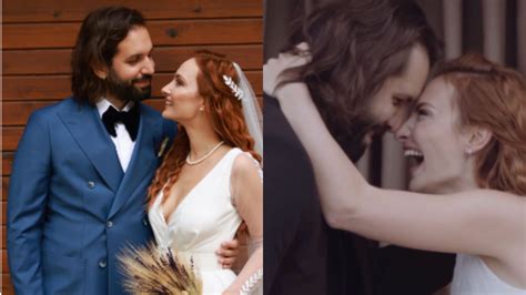 Foto Novela turca Será Isso Amor atores casaram no último sábado na
