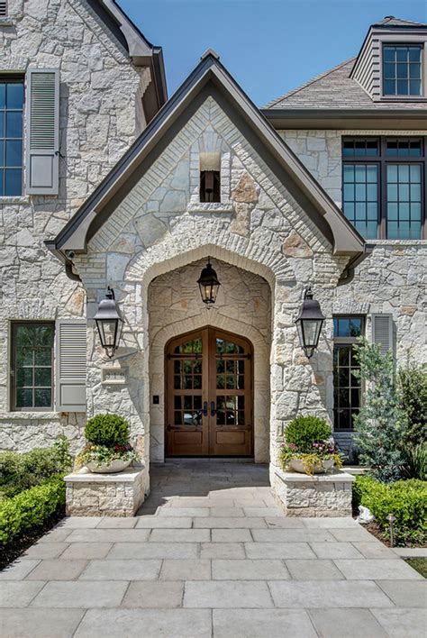Stone Home With Transitional French Country Interiors
