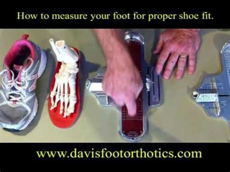 But here in this article, you will learn about this interesting thing that how to make big shoes fit smaller. How to measure your feet for proper shoe fit - YouTube