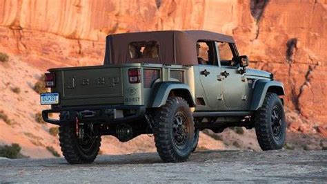 New Jeep Pickup Coming With Convertible Option Medium Duty Work Truck
