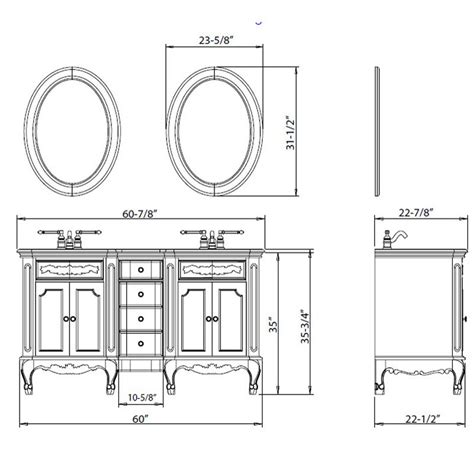 Comfort height bathroom vanities typically stand at kitchen counter height about 36 inches high but this isnt ideal for everyone. What is the Standard Height of a Bathroom Vanity