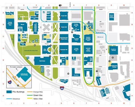 Campus Map And Self Guided Tour Portland State Online