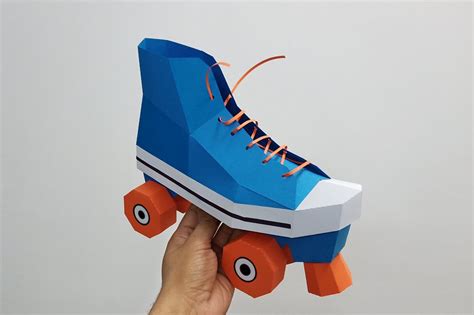 Diy finger roller blades or roller skates | limbah korek gas #diy #handmade #hobby #rollerskates alat yang digunakan : DIY Roller Skates - 3d papercraft (196185) | Printables | Design Bundles
