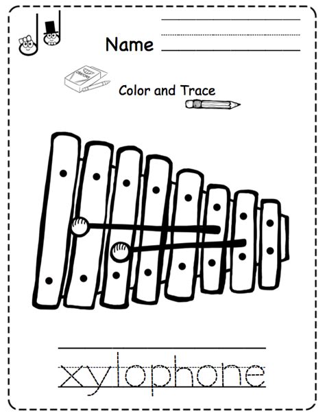 Free sheet music composers instrumentations new additions add your sheet music. Music Instruments Printable (No Prep) ~ Preschool Printables