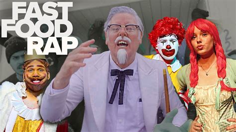 Fast Food Character Rap Battle Parody Ft Ron Mcdonald Bk Wendy And Col Sanders Youtube Music