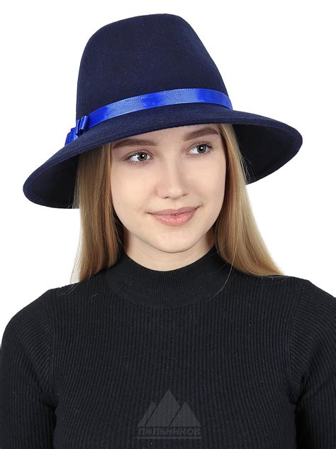 Шляпа федора из шерстяного фетра Мелисса Шляпа Для женщин Демисезон