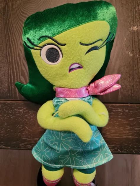 Disney Pixar Inside Out Character Disgust Plush Stuffed Doll Green Girl