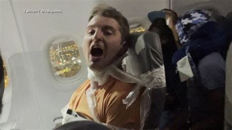 Video Unruly Passenger Duct Taped On Flight Sentenced To 60 Days In