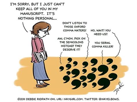 The oxford comma is technically called a serial comma, or series comma, but it's house in oxford, the style guide of which has required the use of an oxford comma since as far back as 1905. Oxford Comma Debate in "Libel to Kill" - Gilian Baker ...