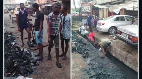 Nigerian Man Organizes Trash Cleanup In Onitsha Nigeria The Worlds