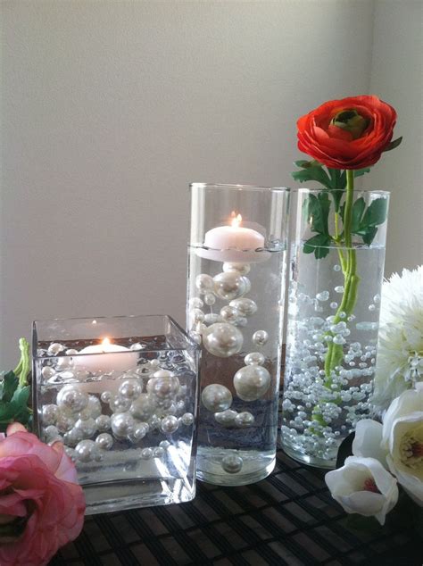 Create Elegant And Beautiful Floating Pearls Centerpieces Select From