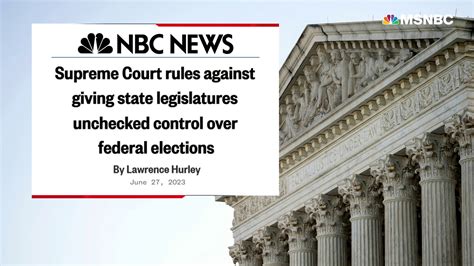 Supreme Court Limits State Powers Over Federal Elections