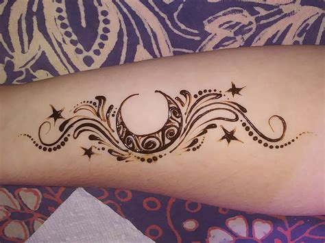 Great Inspiration 30 Henna Moon Hand Tattoo