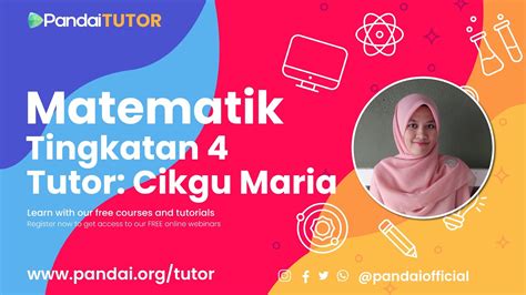 Tambah dalam lingkungan 20 kuiz.  LIVE WEBINAR  Matematik Tingkatan 4 | CIKGU MARIA - YouTube