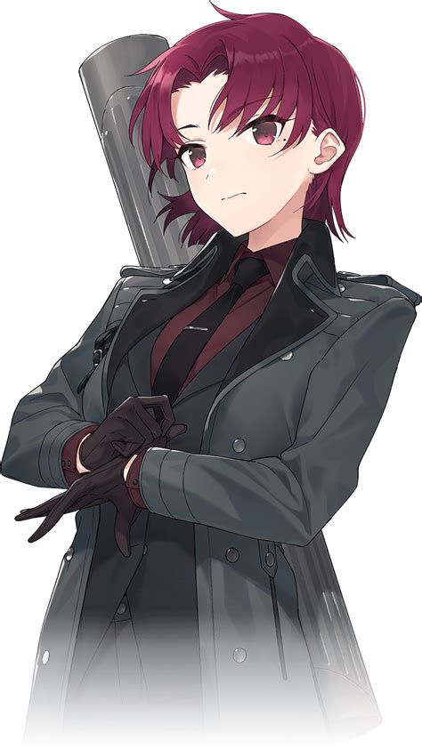 High Quality Sprite Of Bazett Fraga Mcremitz From The Waist Up Fate