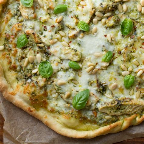 Chicken Pesto Pizza Recipe Life Made Simple