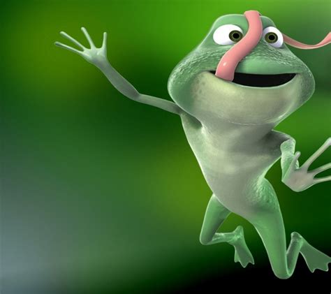 48 Animated Frog Wallpaper