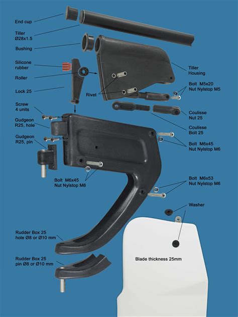 This Is Rudder For The Catamaran And Dinghy For Sailing