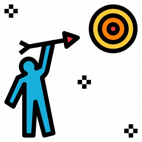 Aim Goal Objective Purpose Subject Target Icon