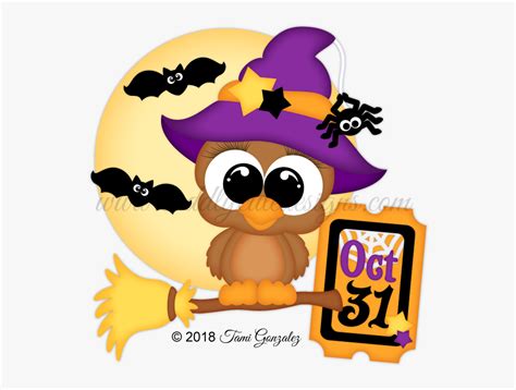 Owls Halloween Clip Art Free Transparent Clipart Clipartkey