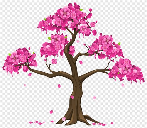 شجرة وردية