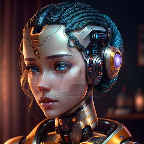 Beautiful Female Robot Masterpiece Android Girl By Masterpiecemerchant