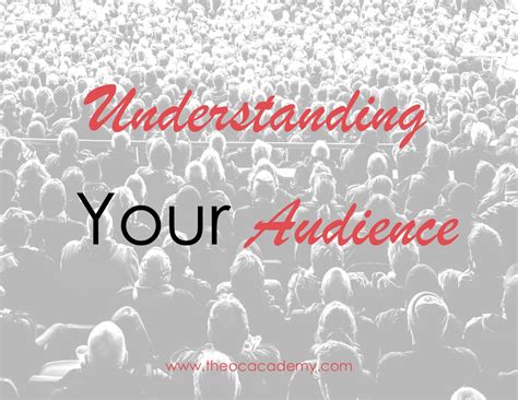 Understanding Your Audience