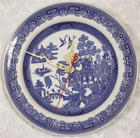 ❤spode blue room zoological collection the camel enclosure dinner plate euc! Lemari Cantique: Spode Blue Room Handmade Wall Clock Plate ...