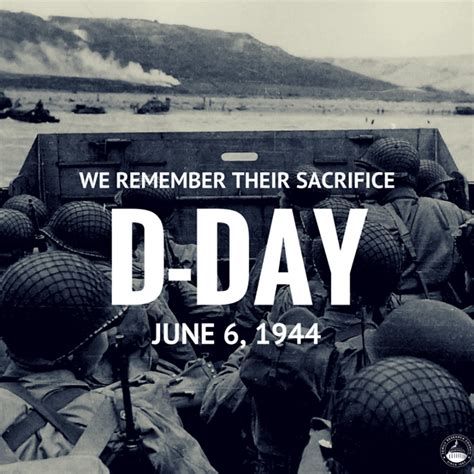 D Day 1944 D Day 1944 June 6th We Remember Give Thanks Sacrifice