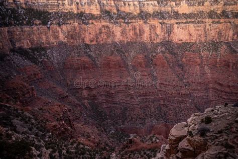 Colors And Textures Of The Grand Canyon Walls Stock Image Image Of