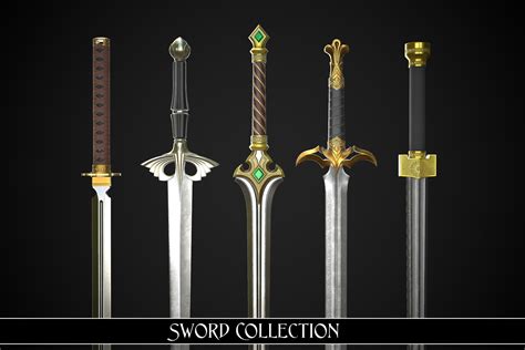 Sword Collection A1 3d Weapons Unity Asset Store