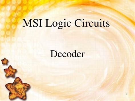 Ppt Msi Logic Circuits Powerpoint Presentation Free Download Id