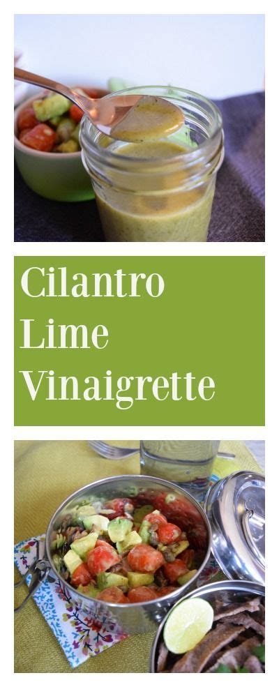 Simple Tomato Avocado Salad With Cilantro Lime Vinaigrette Recipe