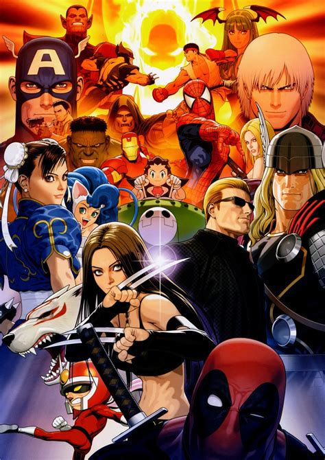 Chun Li Morrigan Aensland Felicia Ryu Dante And 21 More Street Fighter And 14 More Drawn