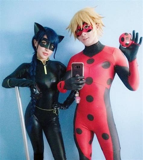 Miraculous Ladybug And Cat Noir Cosplay