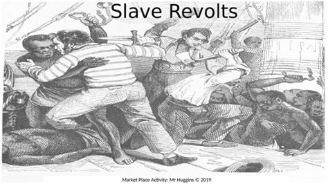 Slave Revolts 1600 1885 Teaching Resources