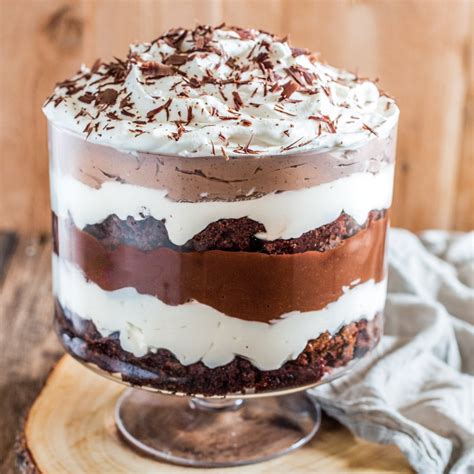 See more ideas about desserts, no egg desserts, eggless baking. Brownie Trifle - Olivia's Cuisine