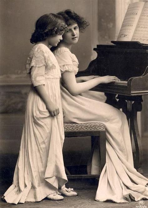 Vintage Everyday Edwardian Musicians Charming Vintage Photos Of