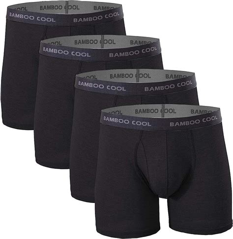 Bamboo Cool Mens Underwear Boxer Briefs Soft Comfortable Bamboo