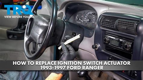 How To Replace Ignition Switch Actuator 1993 1997 Ford Ranger Youtube